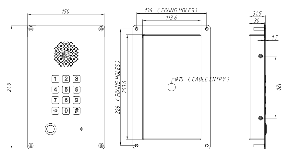 OEM Robuste Hook Switch Telephone 1